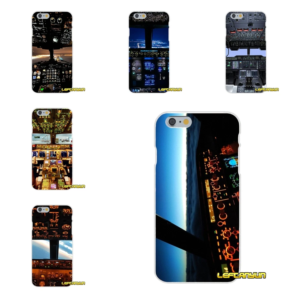Дизайнерский чехол крутой самолет кабина для Sony Xperia M2 M4 M5 E3 XA Aqua Z Z1 Z2 Z3 Z5 compact LG K4 7 8