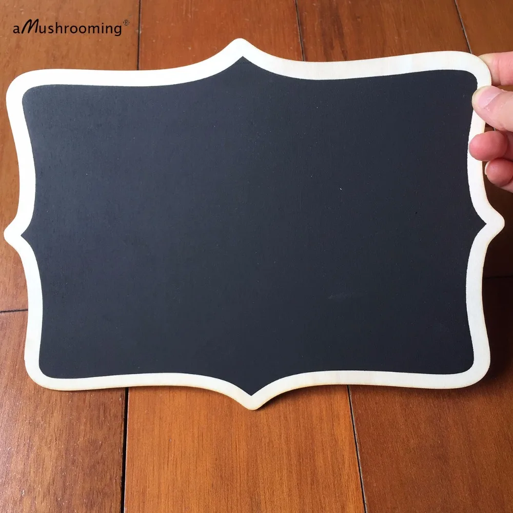 Большая деревянная доска меловая в рамке Свадебные мероприятия вечерние