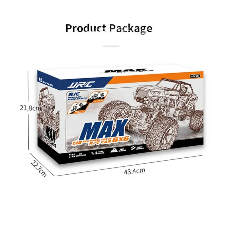 JJRC Q51 RC Автомобиль 2 4G внедорожный Макс 6WD RTR гоночный автомобиль шесть колес