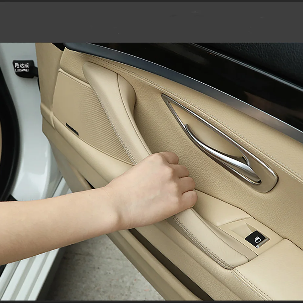 Новый для BMW 5 серии F10 F11 серый бежевый черный интерьер автомобиля внутренняя