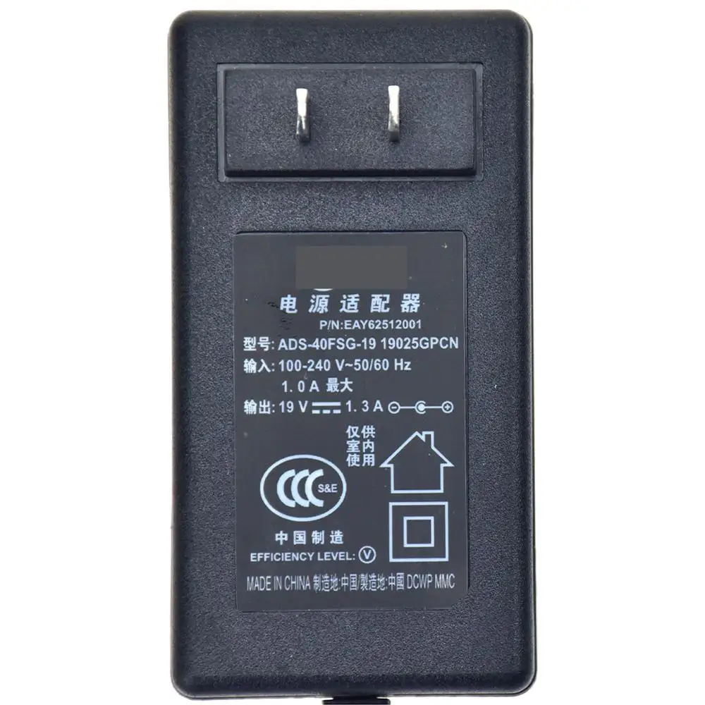 AC100V 240V для LG ЖК дисплей Мощность адаптер Зарядное устройство E2242C 19V 1.3A 1.2A