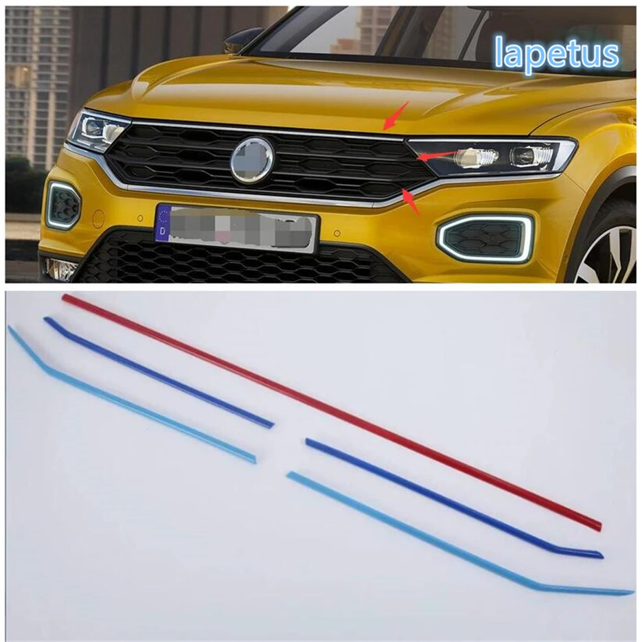 Деталь для ноутбука Volkswagen T Roc 2018 2020 триколор передняя гонка декоративная полоса