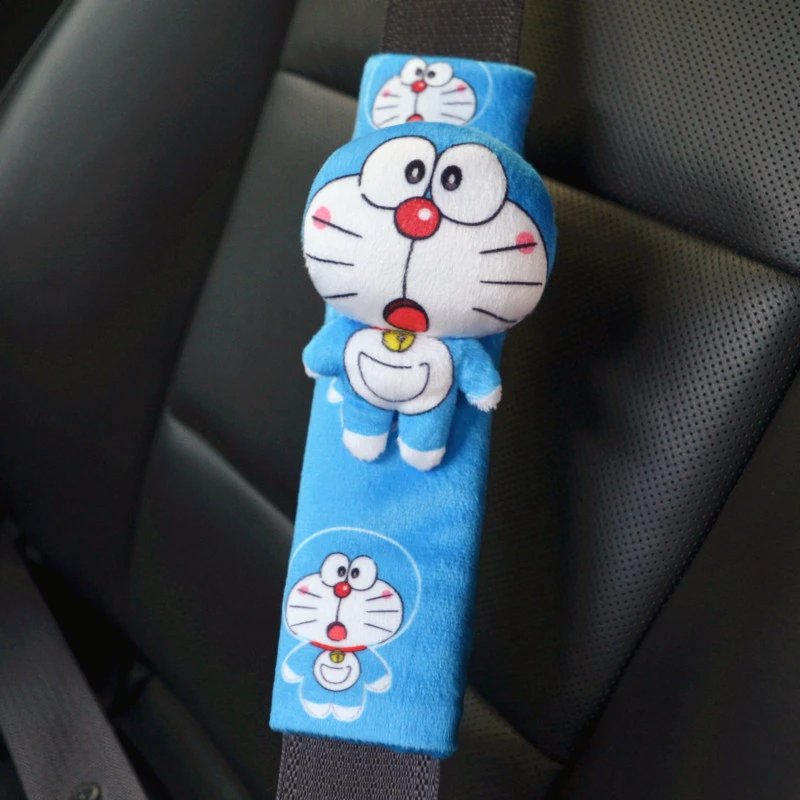 1 шт. мультяшная плюшевая подушка Doraemon с креплением на автомобиле, подушка, чехол для ремня безопасности, коробка для приема автомобиля, бумажное полотенце, коробка для салфеток, мягкая игрушка (art.: 7b00fb3ca) - 7b00fb3ca