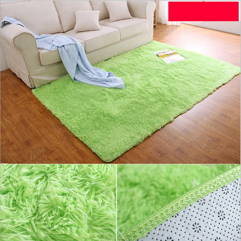 

120*250cm Large Plush Shaggy Soft Carpet Bed Area Rugs Slip Resistant Floor Mats For Parlor Living Room Bedroom Home Supplies