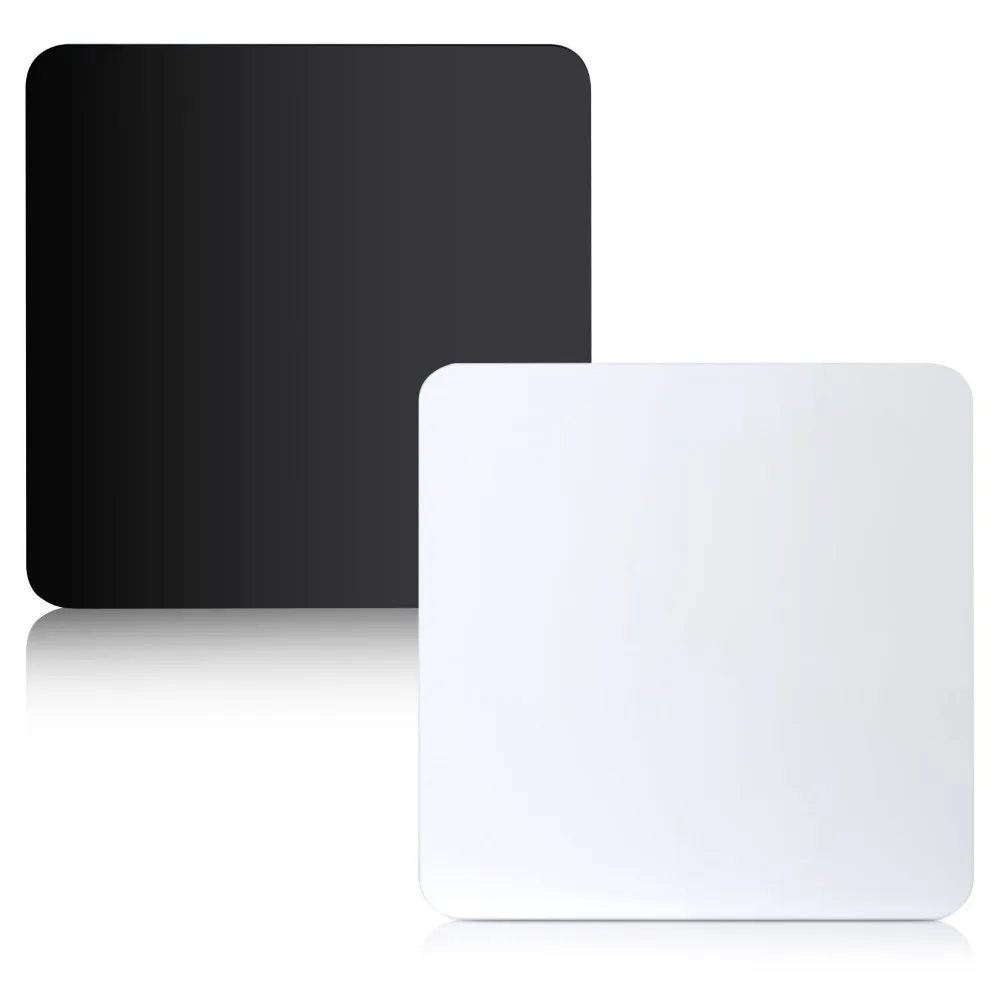 

Neewer 12 x 12"/30 x 30 cm Acrylic Reflective Display Boards for Product Table Top Photography Shooting(Black and White)