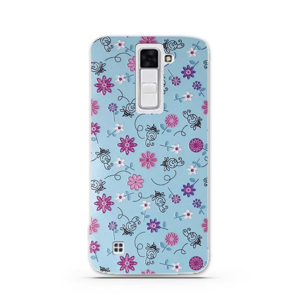 Чехол для телефона из ТПУ с 3D рельефным принтом s LG K7/X210 X210DS чехол задней панели