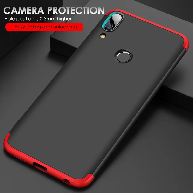 SUNDATOM 360 Полное покрытие матовый чехол для ASUS ZenFone Max Pro ZB601KL защиты жесткого PC 3 в 1