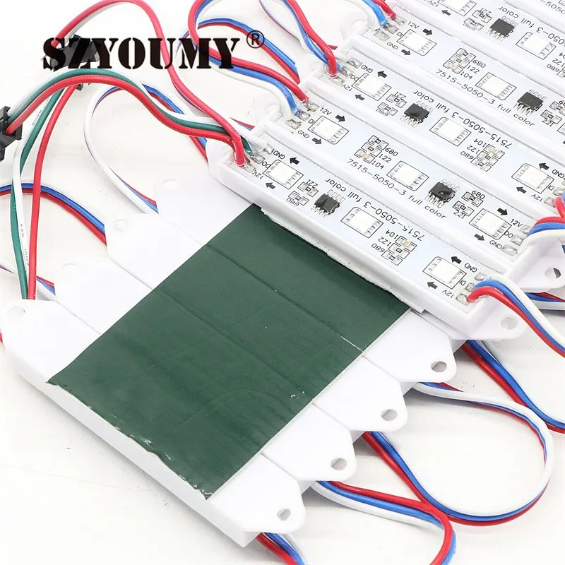 SZYOUMY WS2811 RGB светодиодный модуль SMD 5050 Светодиодный задсветильник свет