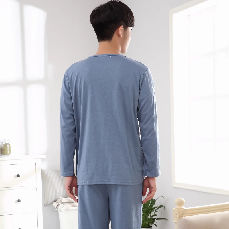 Местных Оленей 2016 Мужской Пижамы Мода Весна и Осень Мужчины Наборы Хлопка С