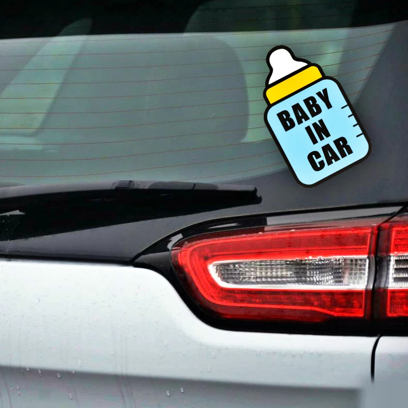 

Aliauto Car Decoration Warning Cartoon Baby In Car Sticker Decal for Motorcycle Chevrolet Golf Honda Hyundai Toyota Peugeot Bmw