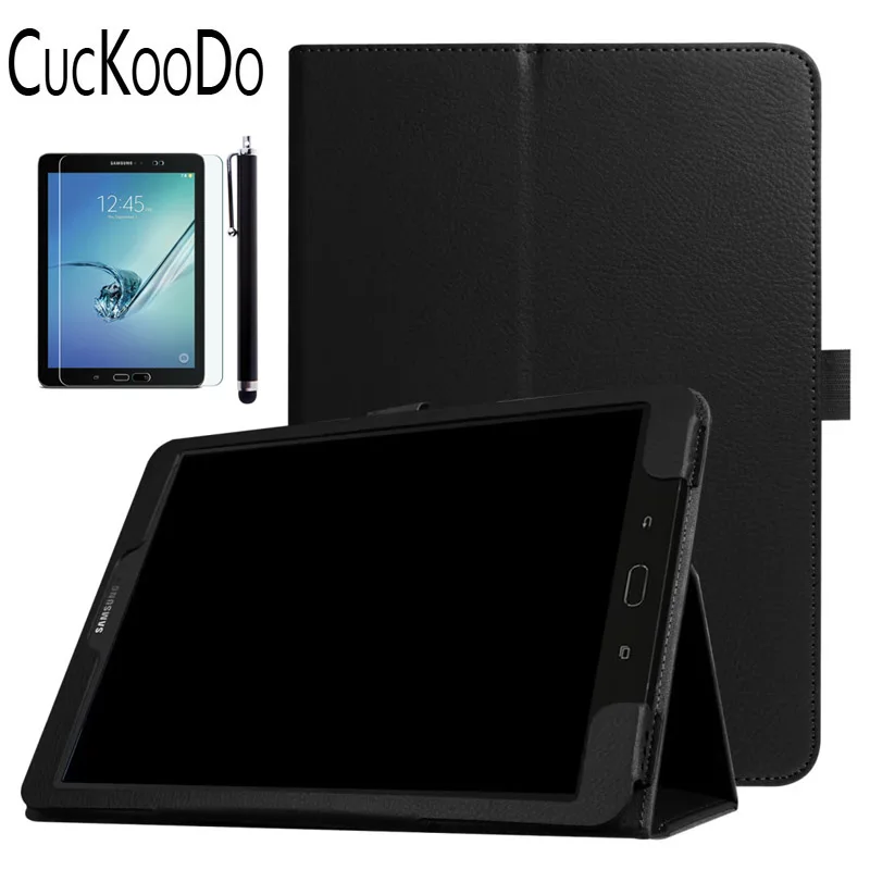 Black.3in1 CucKooDo для Galaxy Tab S3 9,7 '', тонкий складной чехол для samsung Galaxy Tab S3 9,7 дюймов SM-T820/T825 версия планшета - Цвет: Black.3in1