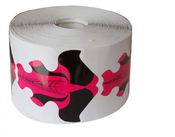 

Hot 300pcs/roll Nails Extension Form Nail Art Tip Acrylic DIY Tool Guide Sticker