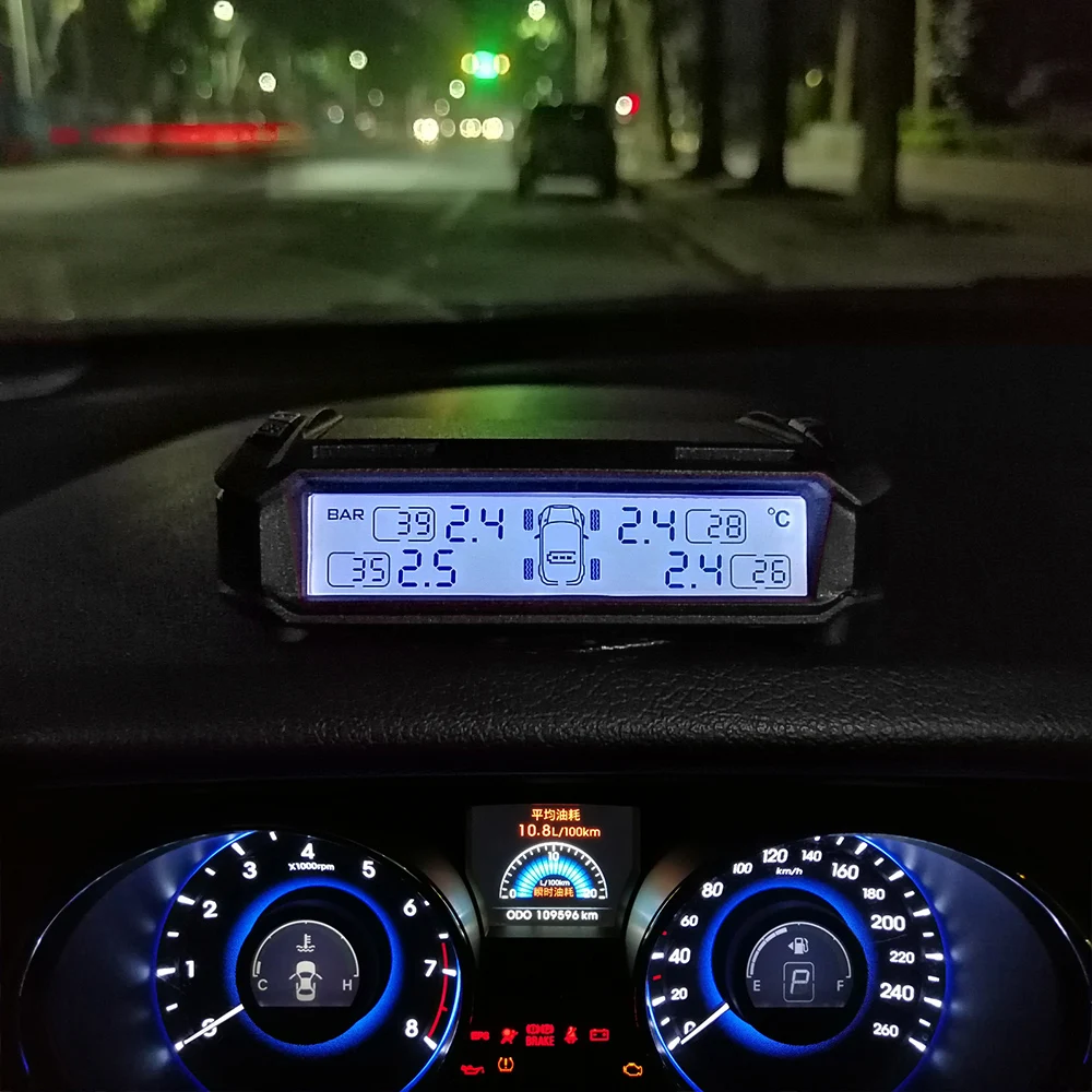 Система контроля давления в автомобильных шинах TPMS, беспроводной монитор давления в шинах, внешний внутренний датчик TMPS