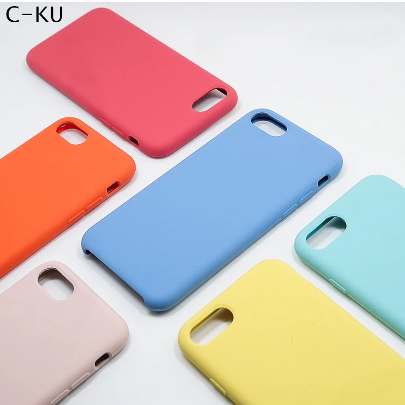 Настоящий жидкий силиконовый чехол для телефона для Apple Iphone X Xs роскошный мягкий защитный чехол из микрофибры для Iphone 8 7 6 6s Plus