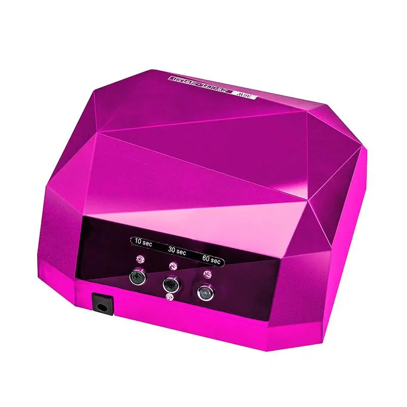 SUN6-36W AUTO UV Lamp UVLED Nail Lamp Nail Dryer Diamond Shaped 365nm+405nm Curing for UV Gel Nails Polish Nail Art Tools 106