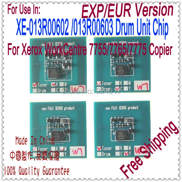 Для Xerox 013R00602 013R00603 13R00602 13R602 13R00603 13R603 Black Цвет барабанная установка для 240 242 250 чип