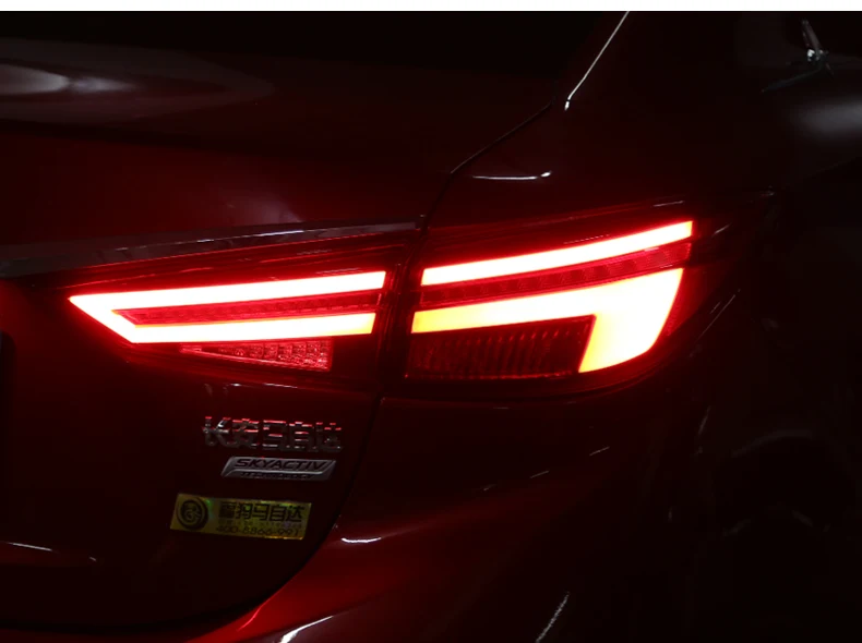 LONGDING светильник стайлинга автомобилей задний фонарь для Mazda 3 Axela светодиодный