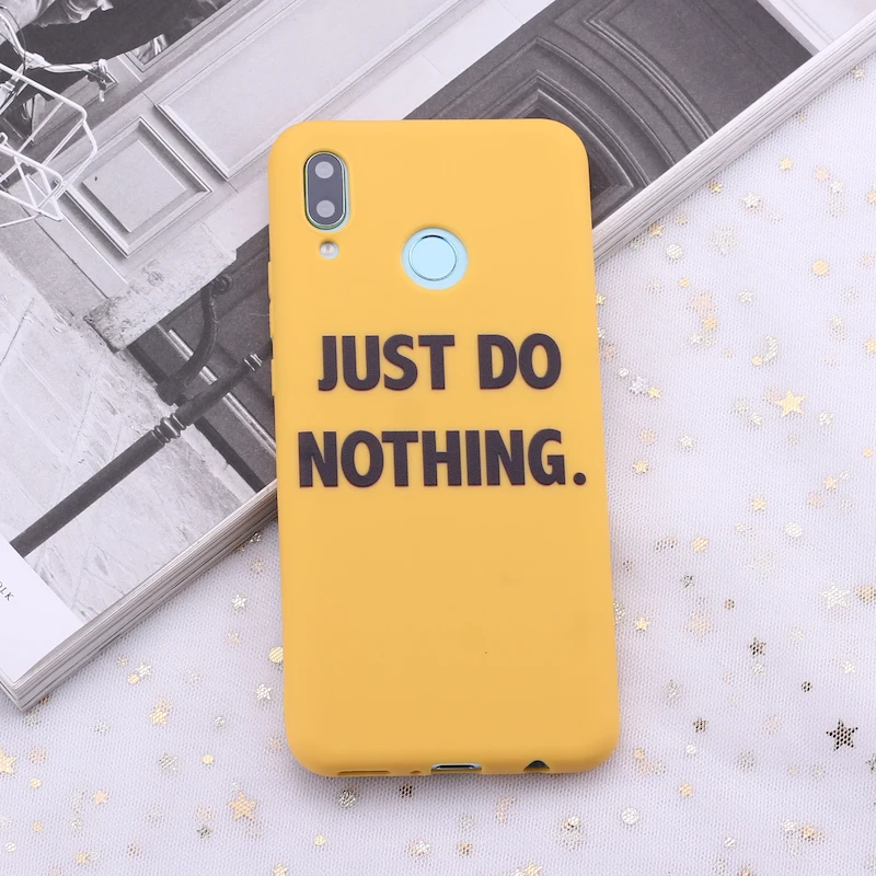 Силиконовый чехол для телефона Xiaomi Mi Redmi Note 5 6 7 8 9 10 lite Pro Plus Just Do Nothing Fundas|Бамперы| |
