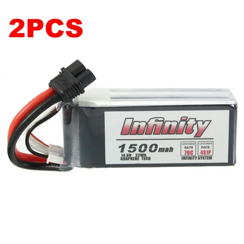 2 шт. для Infinity 4S 14 8 в 1500 мАч 70C Графеновый LiPo аккумулятор XT60 последняя партия