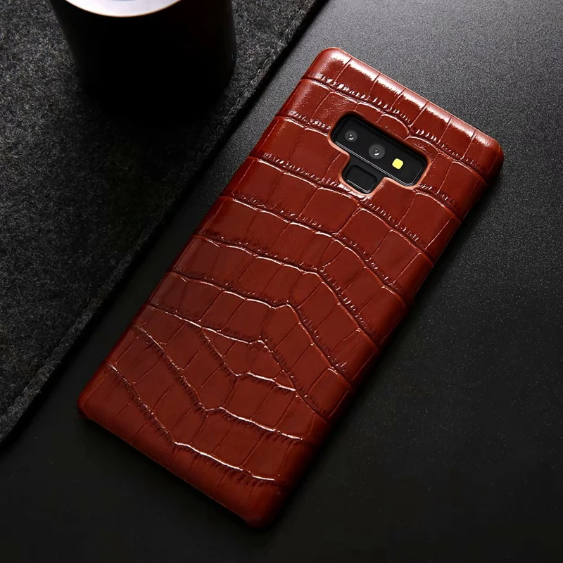 Чехол из натуральной кожи для Samsung Galaxy S9 plus Note 8 9 | Мобильные телефоны и аксессуары