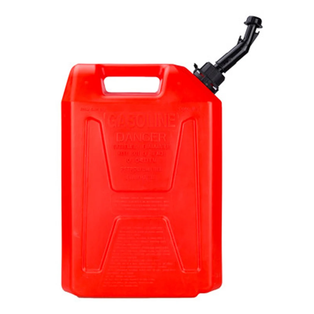 20L red tank Топливный бак 20л литров запасных пластиковых банок дизельный контейнер для бензина Jerrycan автоматический замок масла трубы двигателя автомобиля масло бензина - Цвет: 20L red tank