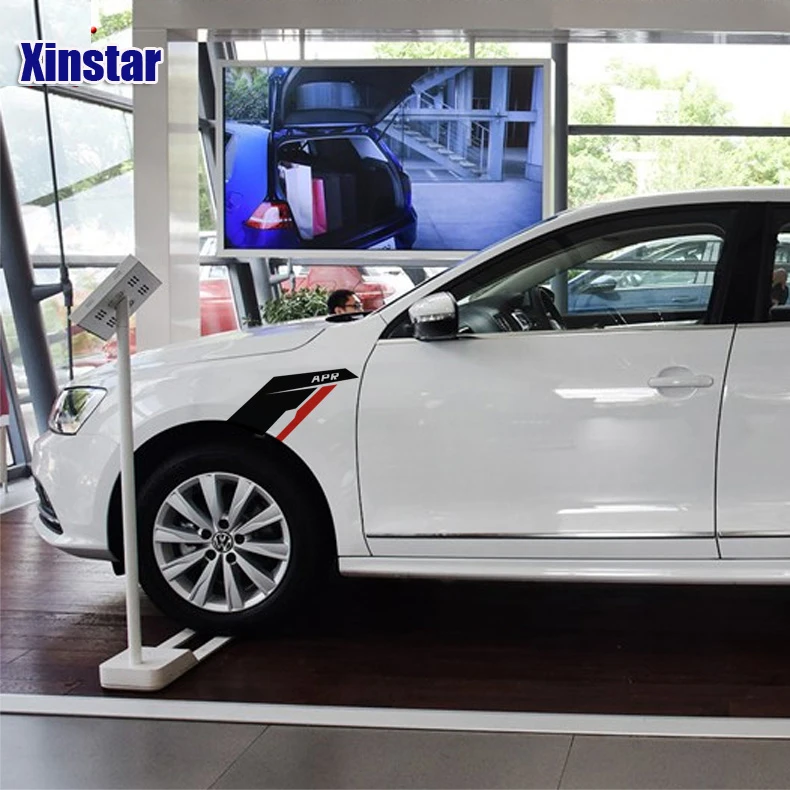 2 шт. kk Апрель автомобилей стикеры декоративные для тела VK Volkswagen VW Гольф 7 passat B5 B6 B7