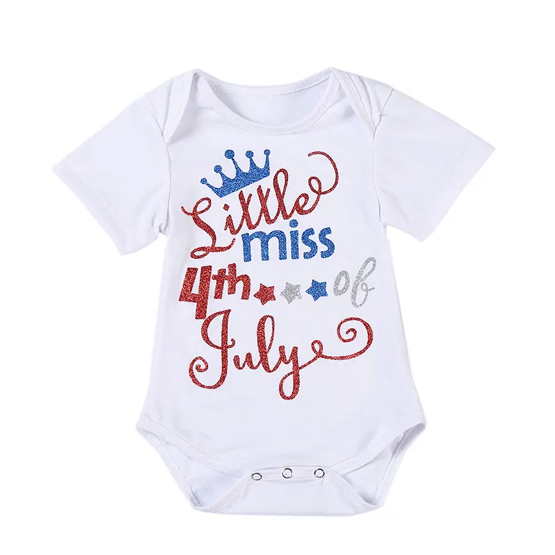 Новое поступление Детский комбинезон с короткими рукавами 4 стиля День