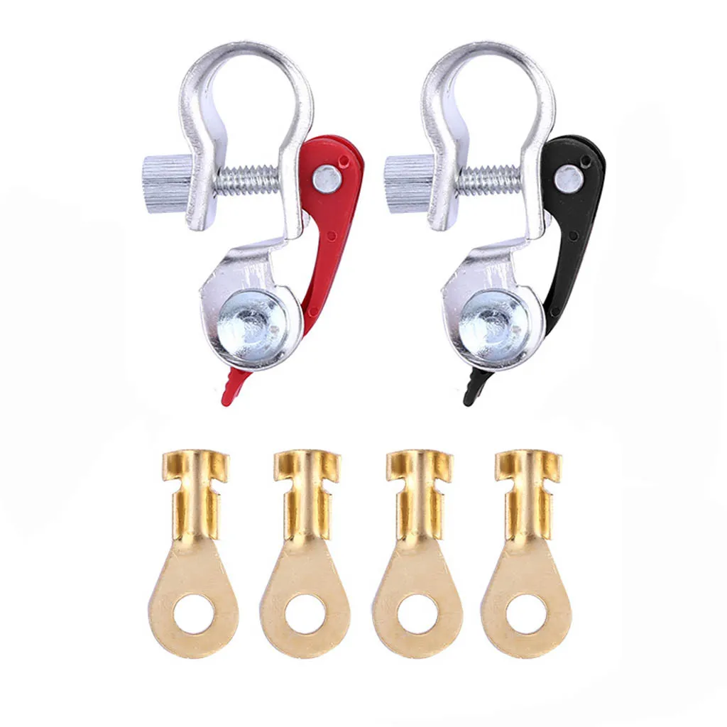 Универсальный автомобильный аккумулятор с положительным отрицательным зажимом