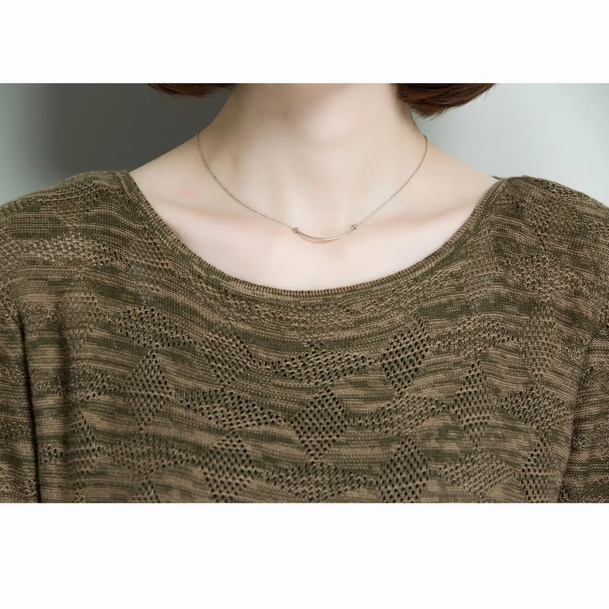 2018 Spring Summer Knitted Tops Women Sweater Shirt Casual Pullover Half Sleeve Loose Thin Knitting Jumper S- 3XL | Женская одежда