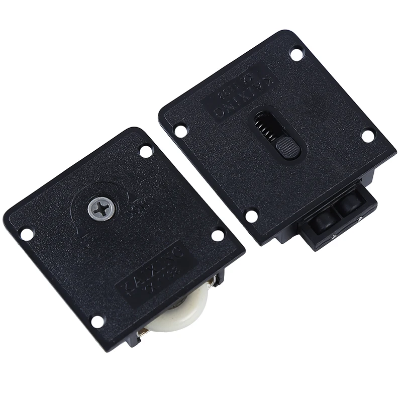 Шкив для раздвижной двери шкафа нейлоновый черный домашнего гардероба мебельная