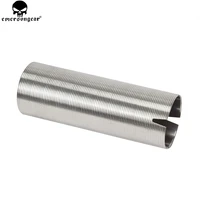 emersongear horizotal threaded stainless steel cylinder type 3 for airsoft gear smooth inside