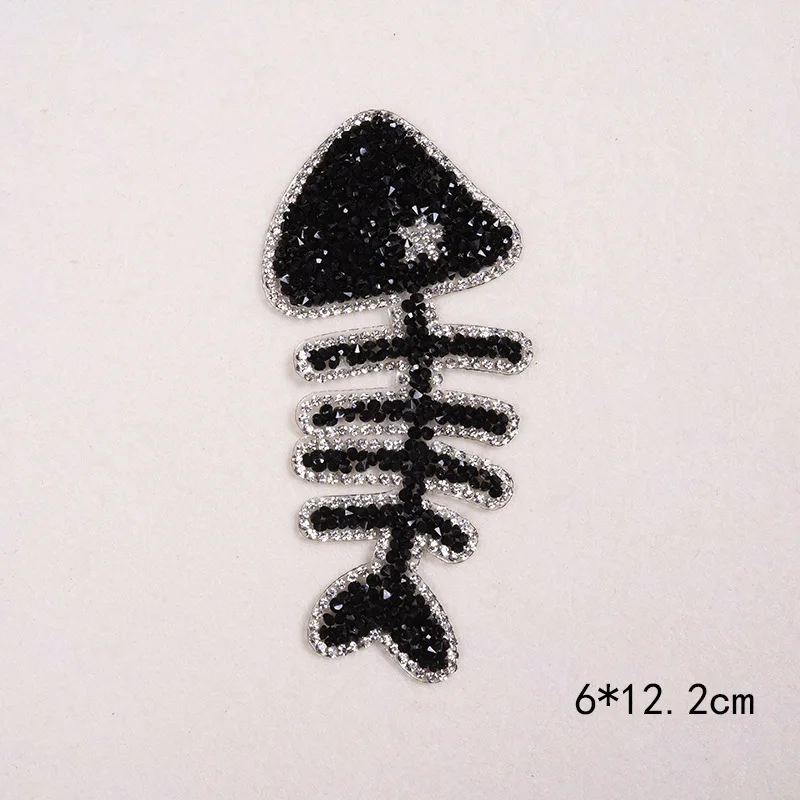 Новый узор в виде кошки и рыбы стразы обувь для горячего сверления искусственная