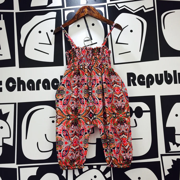 Оптовая продажа ( 5 шт./лот ) 2016 летний модницы личности elestic талии камзол брюки для