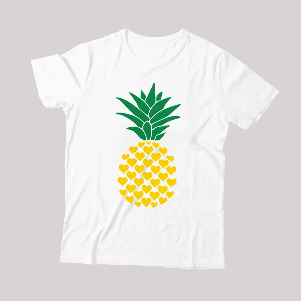 2019 Лето Новое поступление Ananas Женская Футболка свободная повседневная с круглым