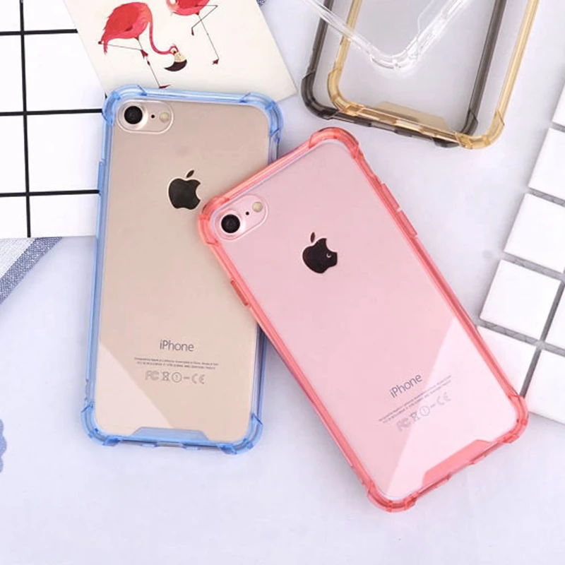 Жесткий чехол для телефона из ПК и мягкого ТПУ iPhone 11 Pro max X XS 5 5S SE 6 6S 7 8 Plus