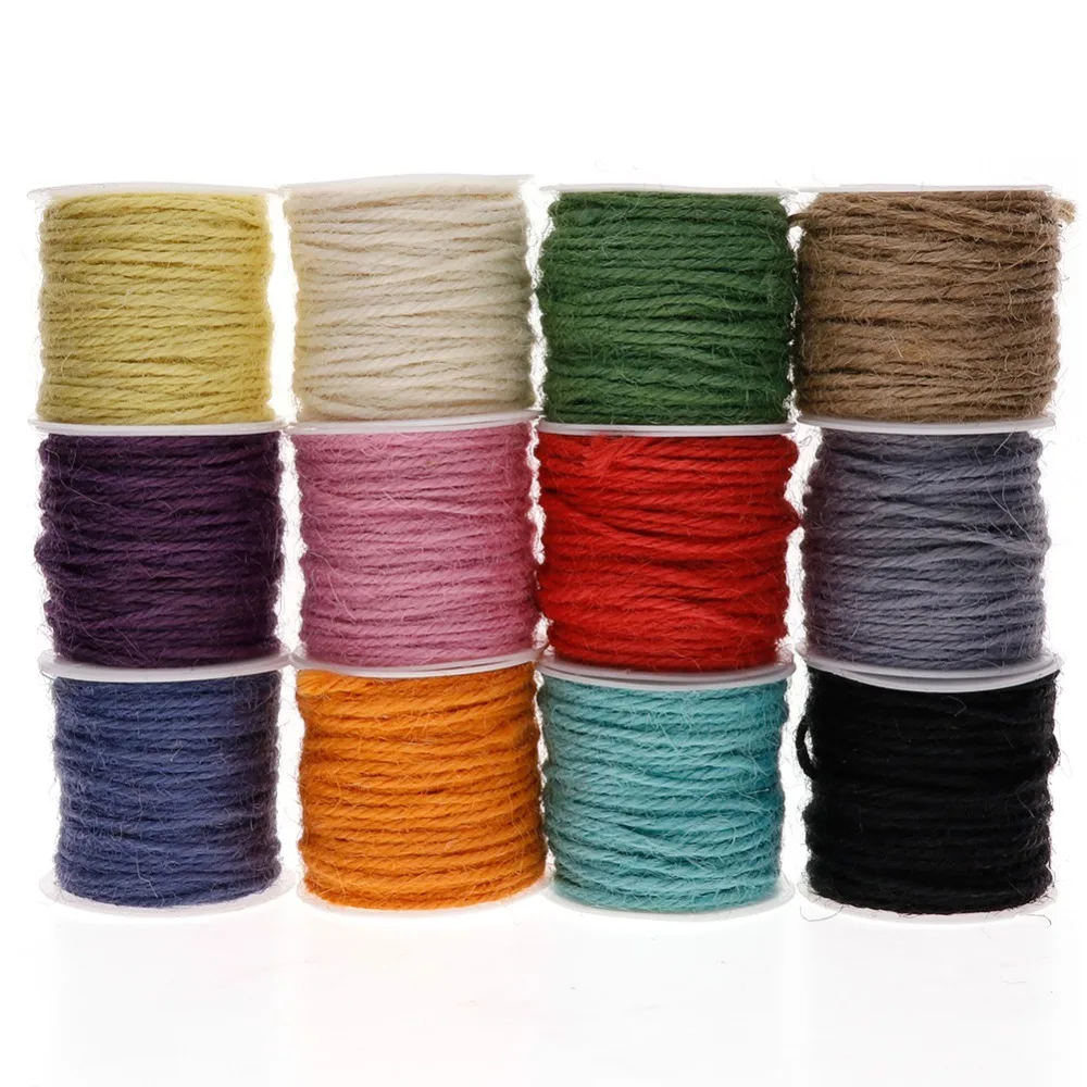 Рамка из пеньковой веревки 10 м экологичный декоративный шнур ткани для