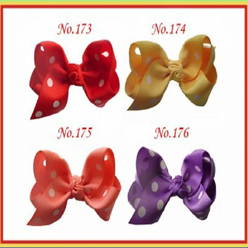 

200 BLESSING Good Girl costume Boutique 3 Inch ABC Hair Bows clip 474 No.