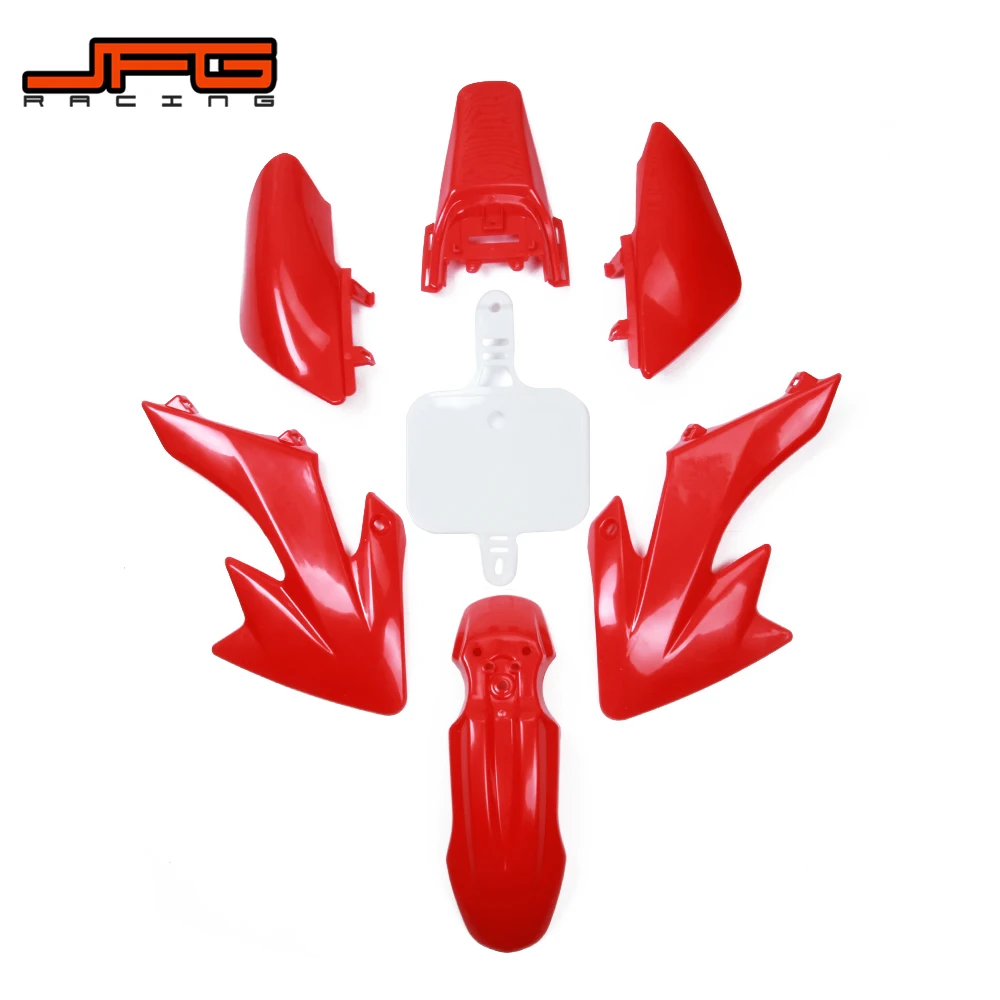 Мотоцикл красный пластиковый комплект крыло фаринг для HONDA CRF50 XR50 Байк китайский