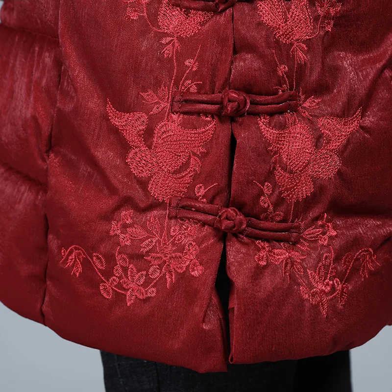 

Winter New Women Down Jacket 2019 Korean The Long Section Loose Large Size Down Cotton Padded Middle-aged Women Jacket Coat 4XL