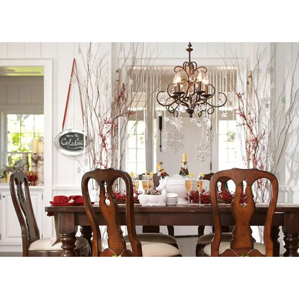 Элегантный Американский винтажный подвесной светильник из кованого железа