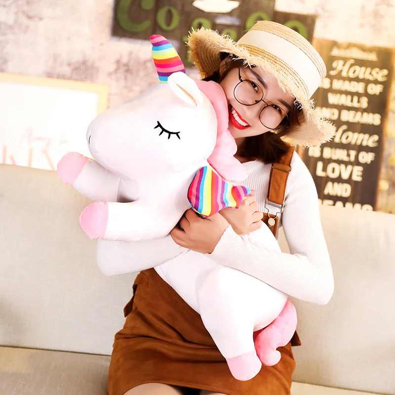 

Vanmajor 40-60cm Unicorn Stuffed Animals Plush toy Unicorn Animal Horse High Quality Cartoon Gift For Children