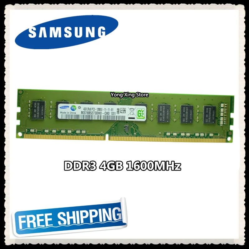 Samsung настольная память DDR3 4 ГБ 8 1600 МГц 4G PC3 12800U ПК RAM 12800|Оперативная память| |