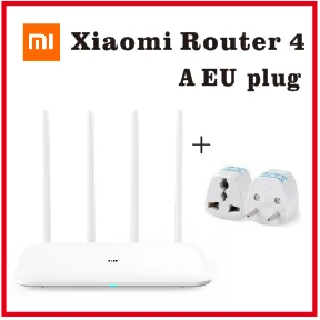 Add A EU plug Xiaomi Mi Wi-Fi роутер 4 WiFi повторитель 2,4G 5GHz 128MB DDR3-1200 двухдиапазонный двухъядерный 880MHz приложение управление смарт-пульт - Цвет: Add A EU plug