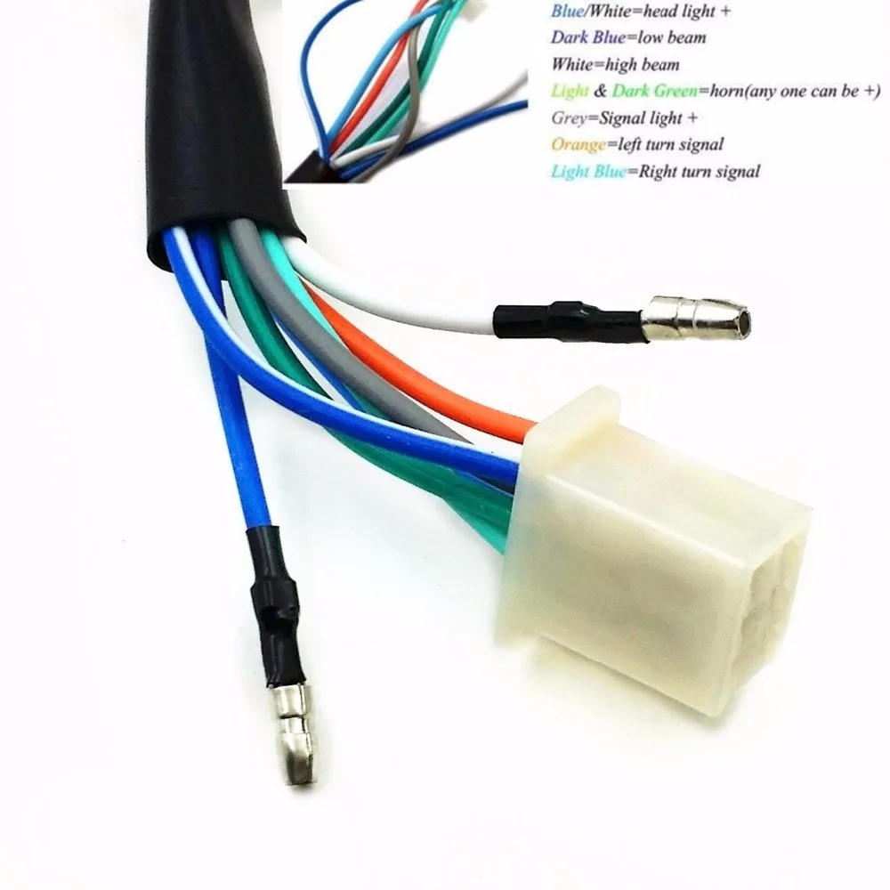 Motorcycle Control High/Low Beam Turn Signal Light Horn Left Switch Dirt Bike For Honda Yamaha Suzuki Kawasaki Chopper Touring | Автомобили
