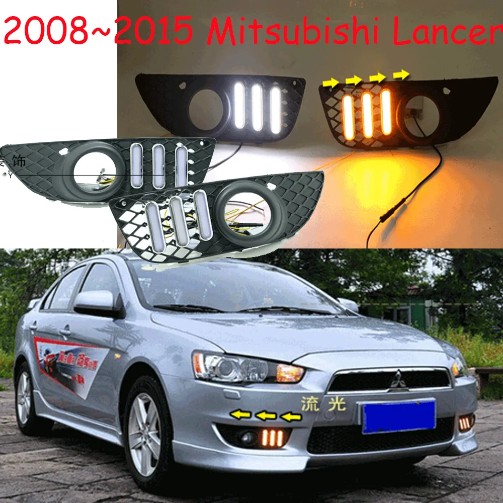 LED 2008 ~ 2015 Mitsubishe Lancer дневсветильник противотумансветильник передсветильник Endeavor