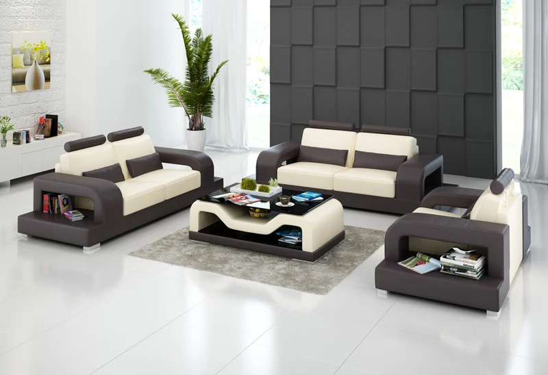 Кожаный диван G8007D в новом дизайне для гостиной|living room set|set sofaset leather |