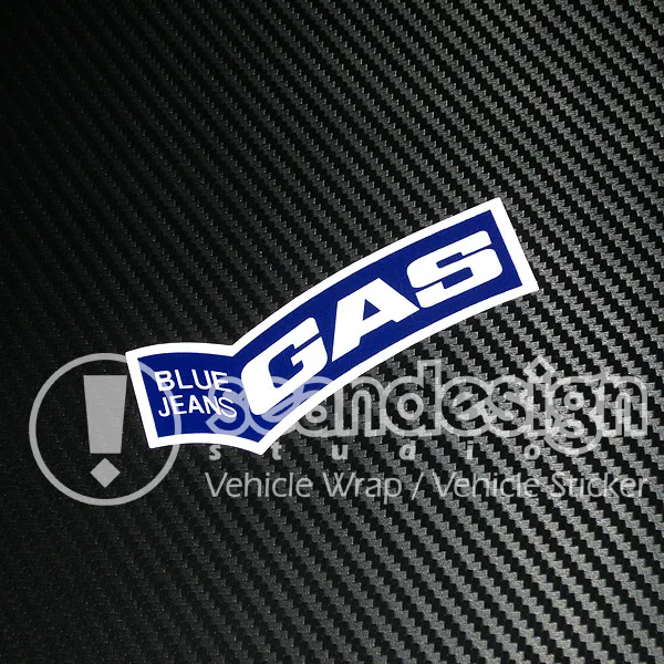 

Hot sale GAS helmet motorcycle stickers PVC 01