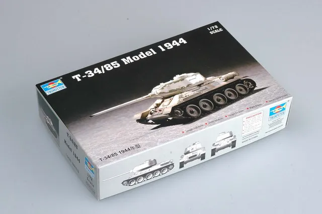 Труба 07209 1: 72 су л T-34/85 средний танк 1944 Тип модель сборки