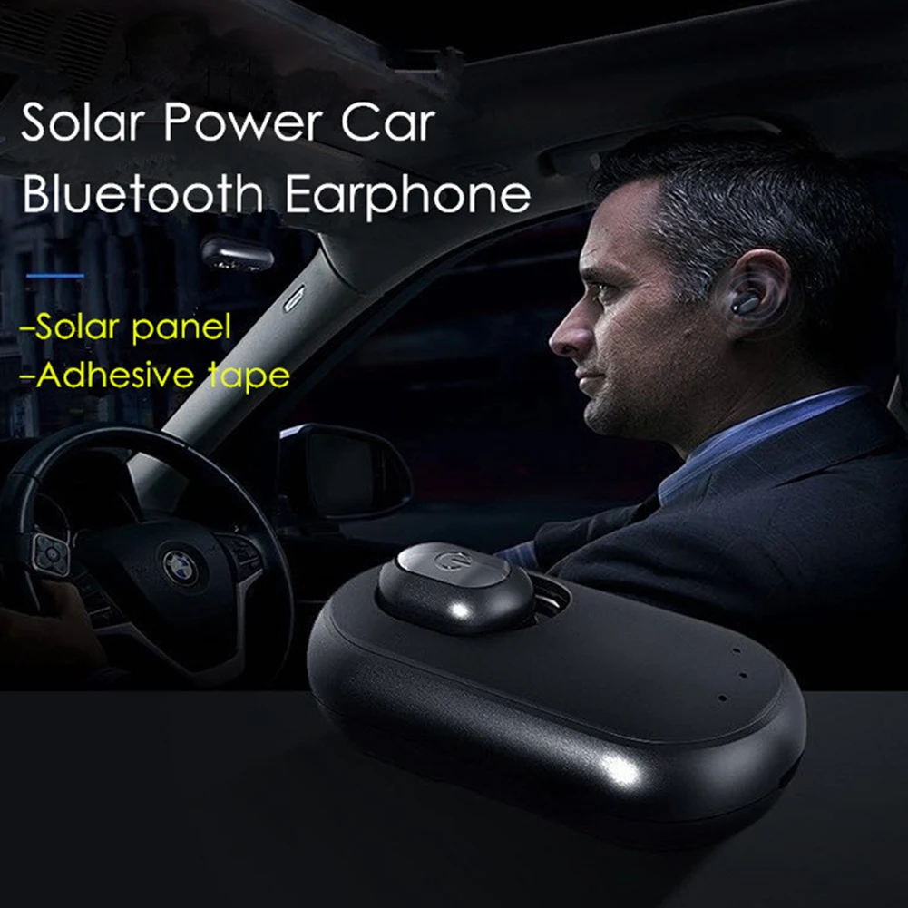 Магнитный перезаряжаемый наушник с шумоподавлением стерео микрофоном Bluetooth