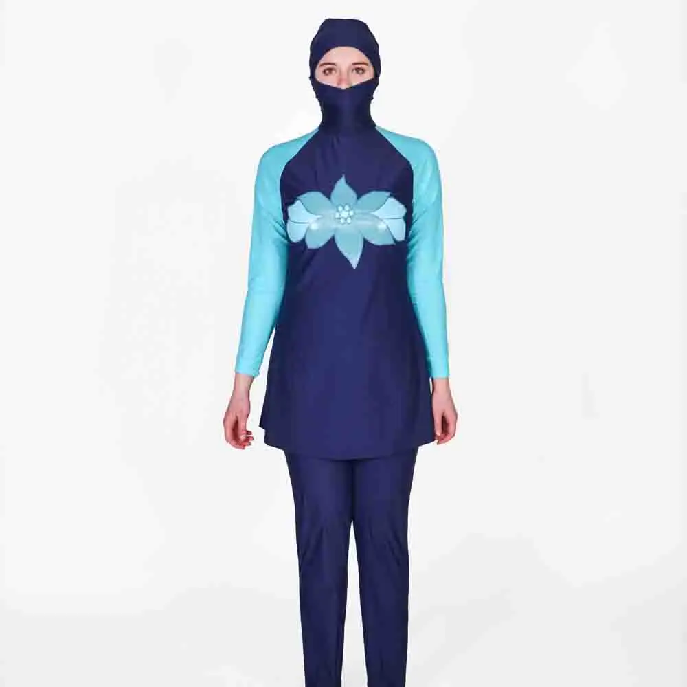 DEOZENO мусульманский купальный костюм 22 мусульманский купальный пляжный костюм из двух предметов купальный костюм